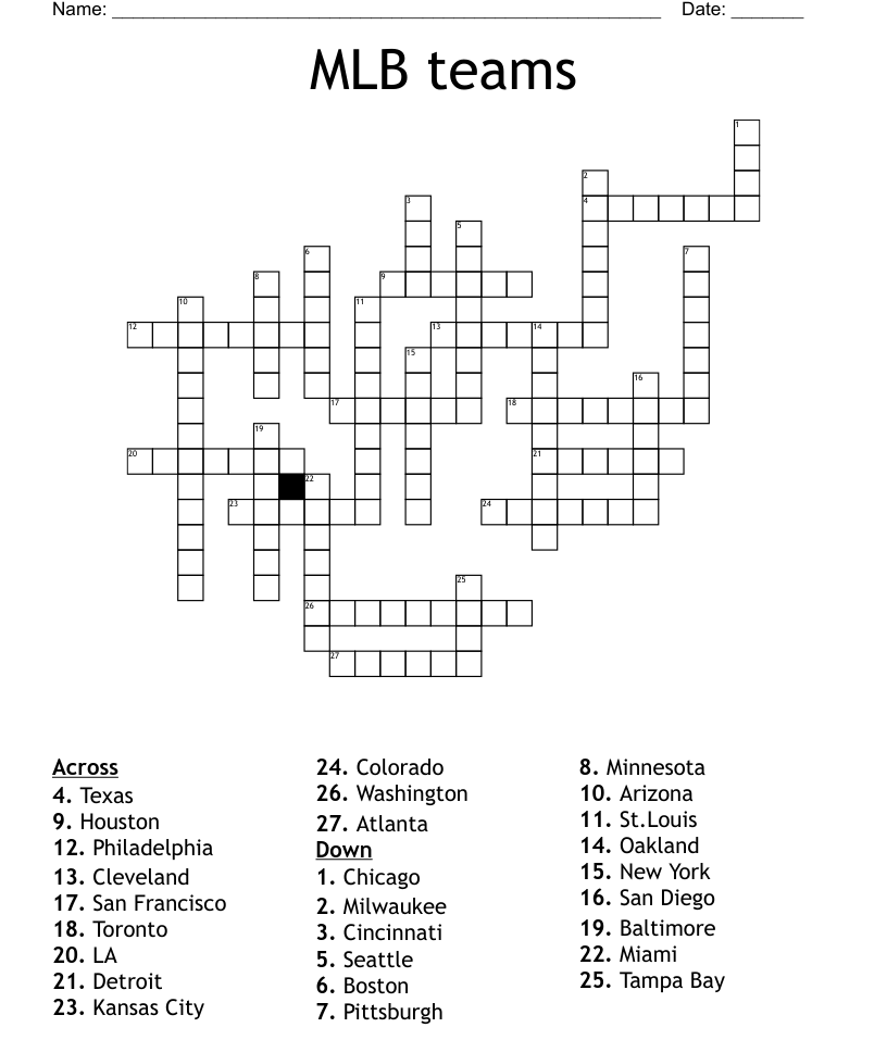 Toronto Sun Crossword Printable James Crossword Puzzles