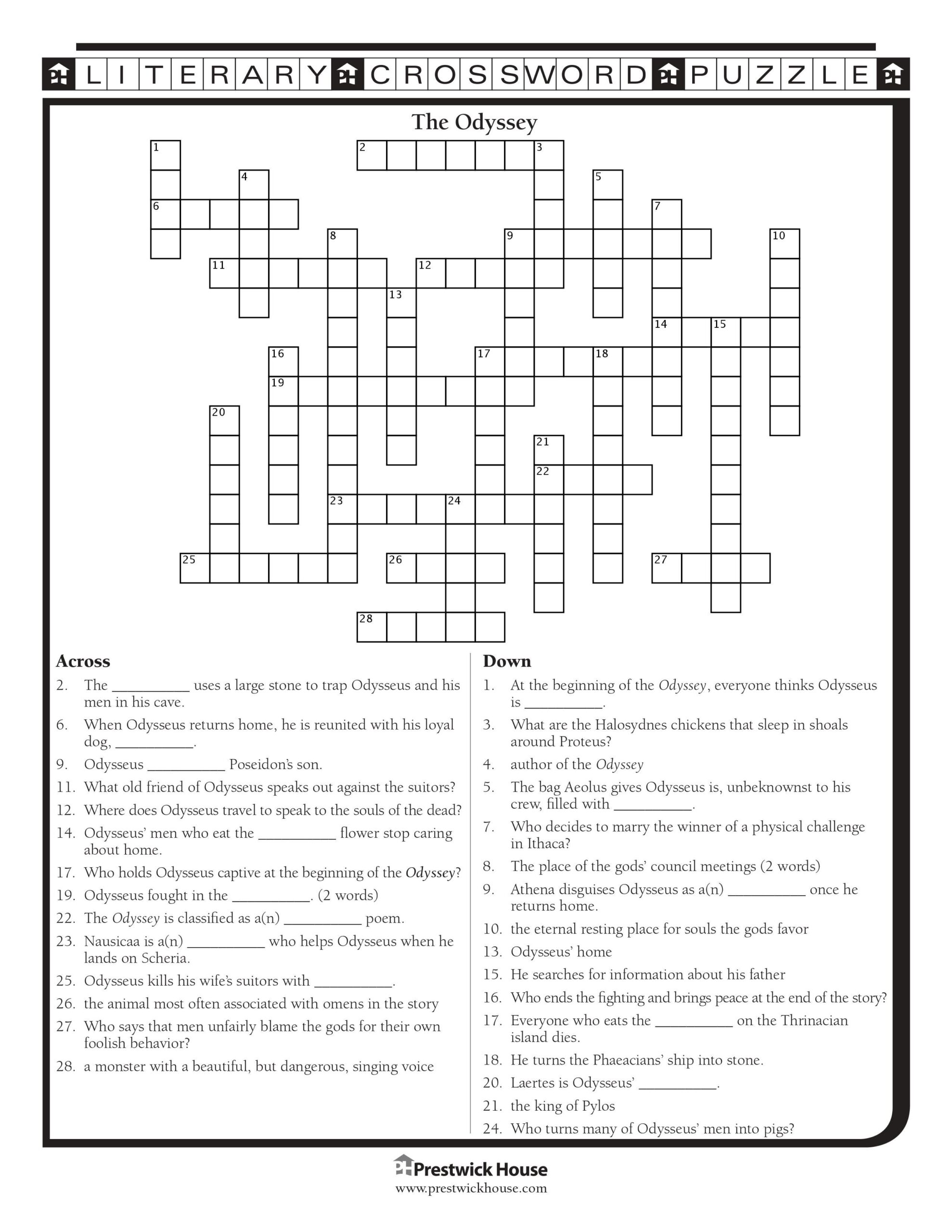 Tourist Spot Crossword