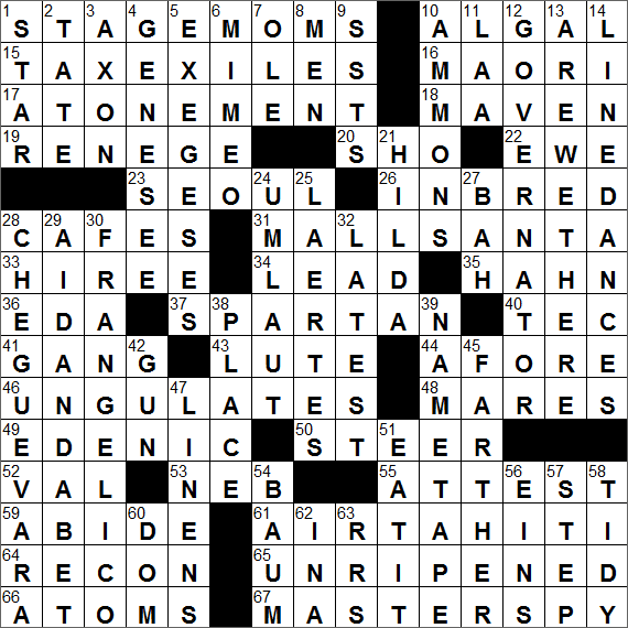 Two time National Book Award winning Poet A R Crossword Clue Archives 