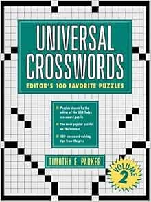 Universal Crosswords II Editor 39 s 100 Favorite Puzzles Parker Timothy 