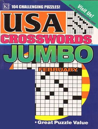 Usa Crosswords Jumbo Magazine Subscription Canada