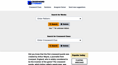 Visit Crossword dictionary Crossword Dictionary Your Online 