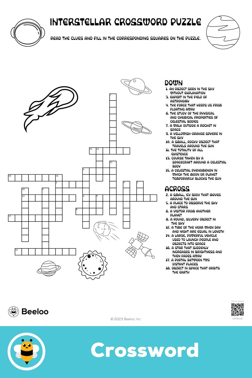 World Instrument Crossword Puzzle Freebie Artofit