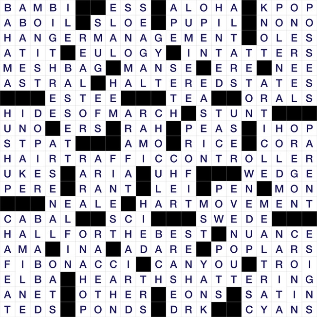 WSJ Crossword Answers November 18 2023 WSJ Crossword