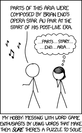 Xkcd Word Puzzles