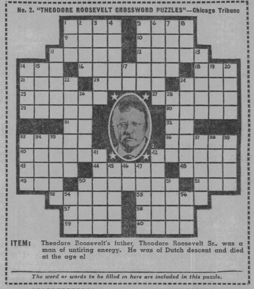 1937 The Year In Crosswords 2 Of 2 T Campbell s Grid
