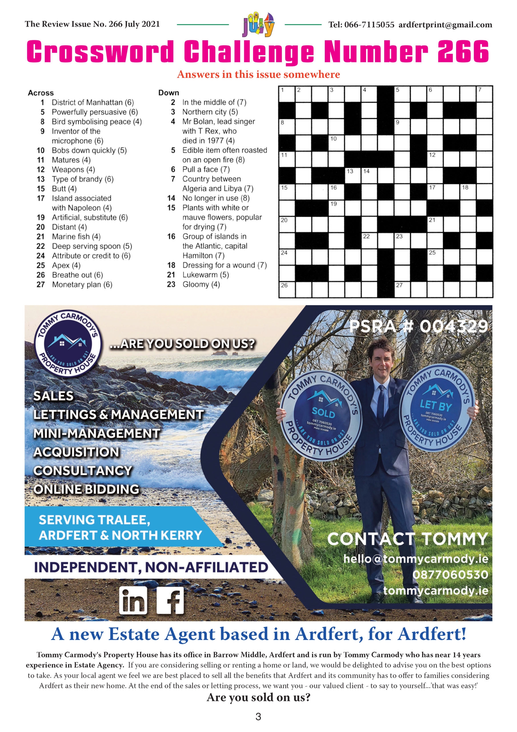 A New Estate Agent Based In Ardfert For Ardfert Tommy Carmody Property House