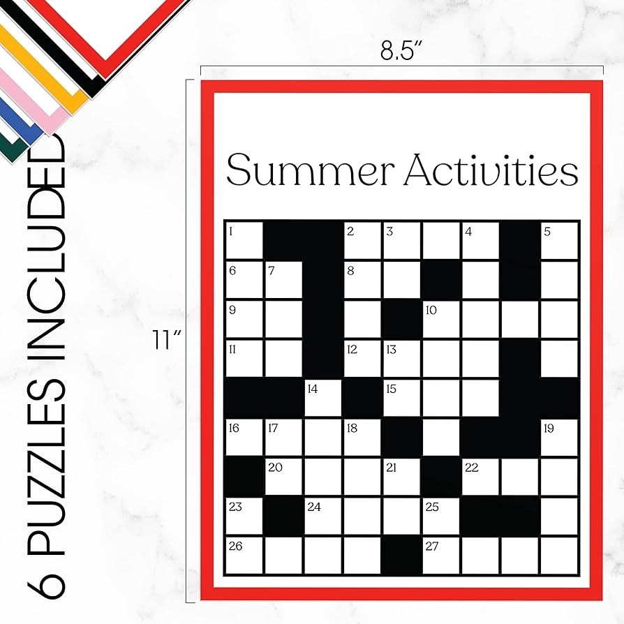 Amazon Keeping Busy Crossword Large Print Adult Puzzle 6 Reusable Sheets Clue Guides U0026 Marker Dementia Activities For Seniors Alzheimers Activities For Dementia Patients Best Gifts For Dementia Patients 