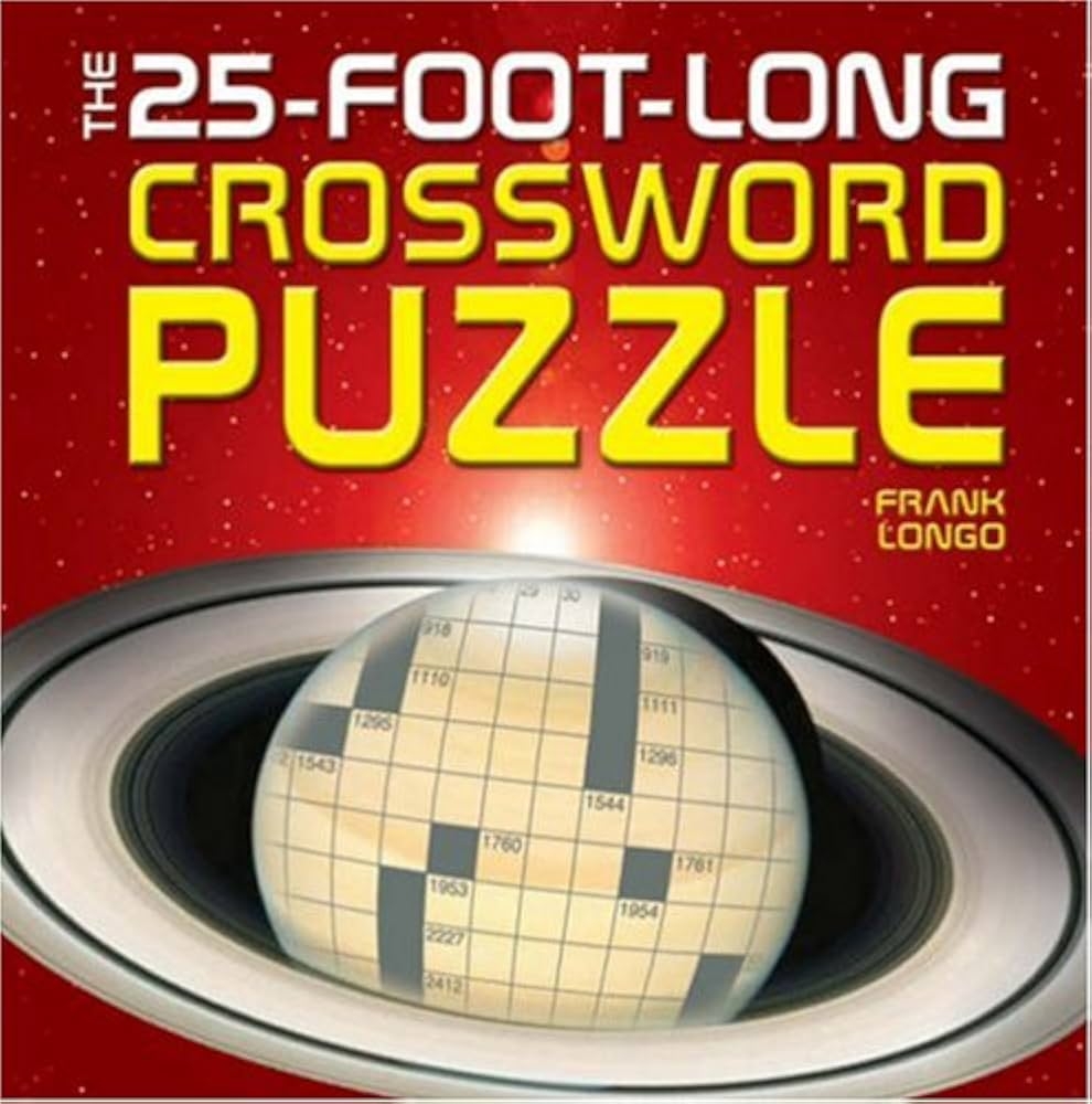 Amazon The 25 Foot Long Crossword Puzzle 9781402742057 Longo Frank 