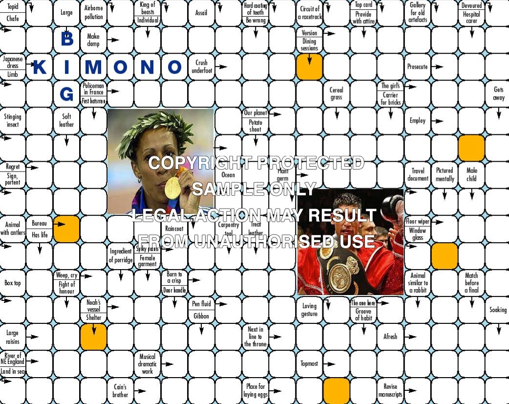 Arrow Words Apple Puzzles