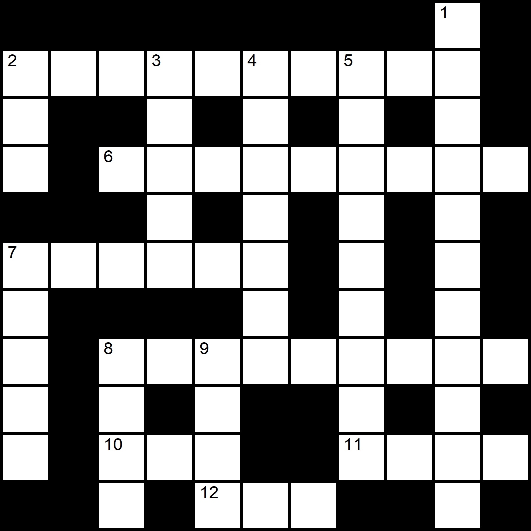 Beginner Crossword Puzzles Printable