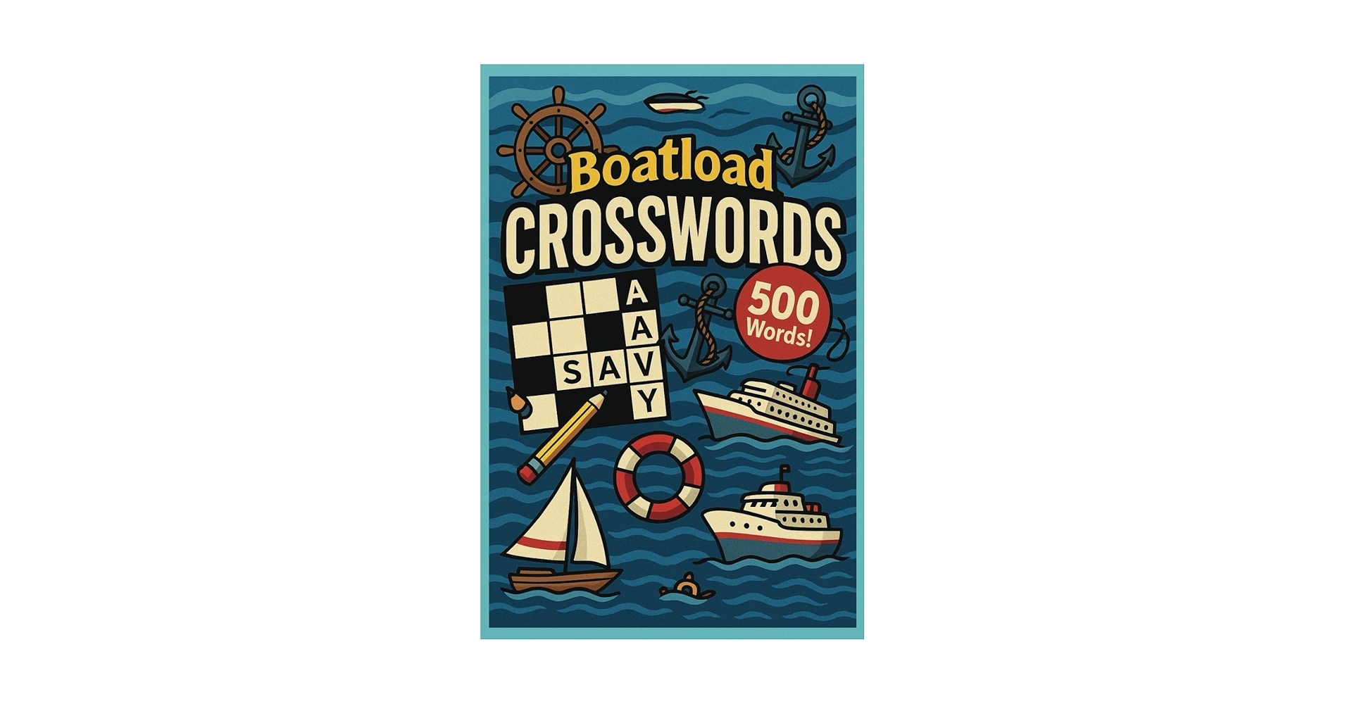 Boatload Of Crossword Puzzles Nautical Fun For Sea Lovers Sail 
