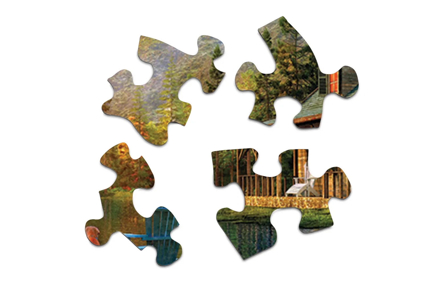 Cabin Evening Sunset 1000 Piece Jigsaw Puzzle