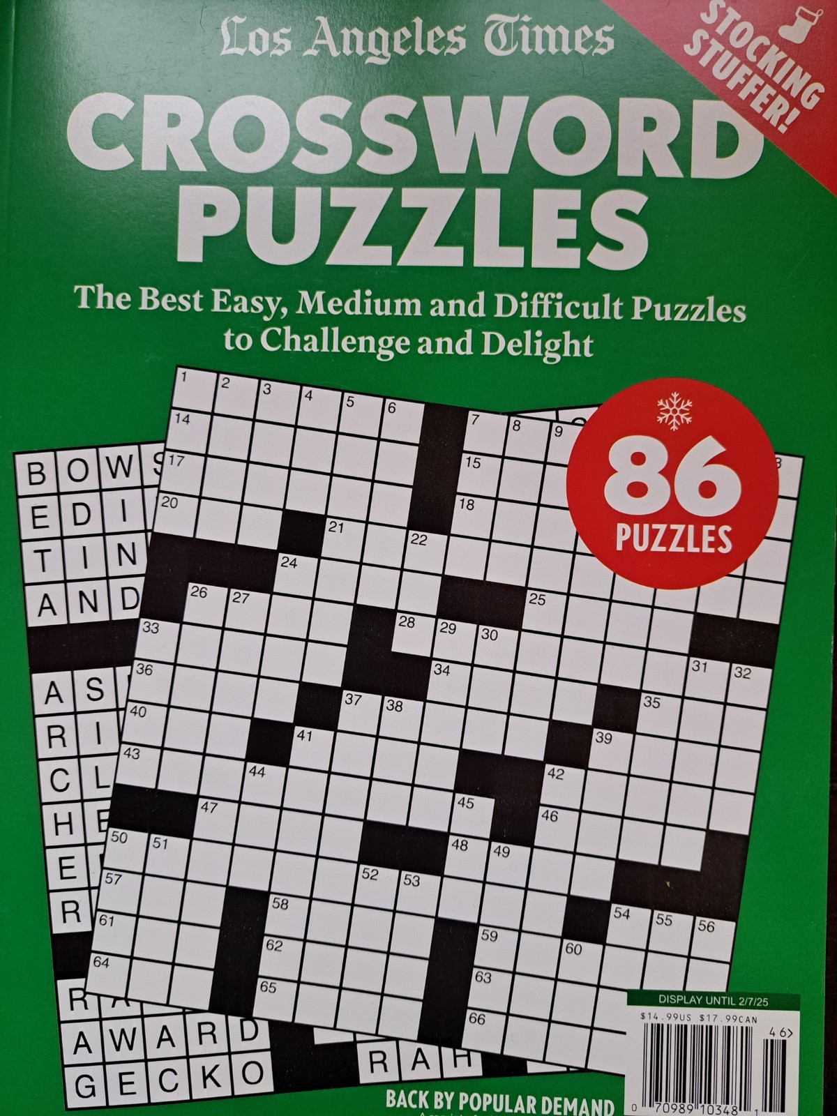 Crossword Puzzles Los Angeles Times Magazine BRAND NEW EBay