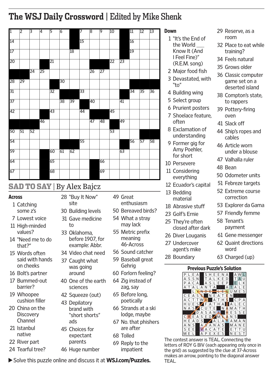 Cruciverbalism Crosswords Alex Bajcz Quantitative Ecologist