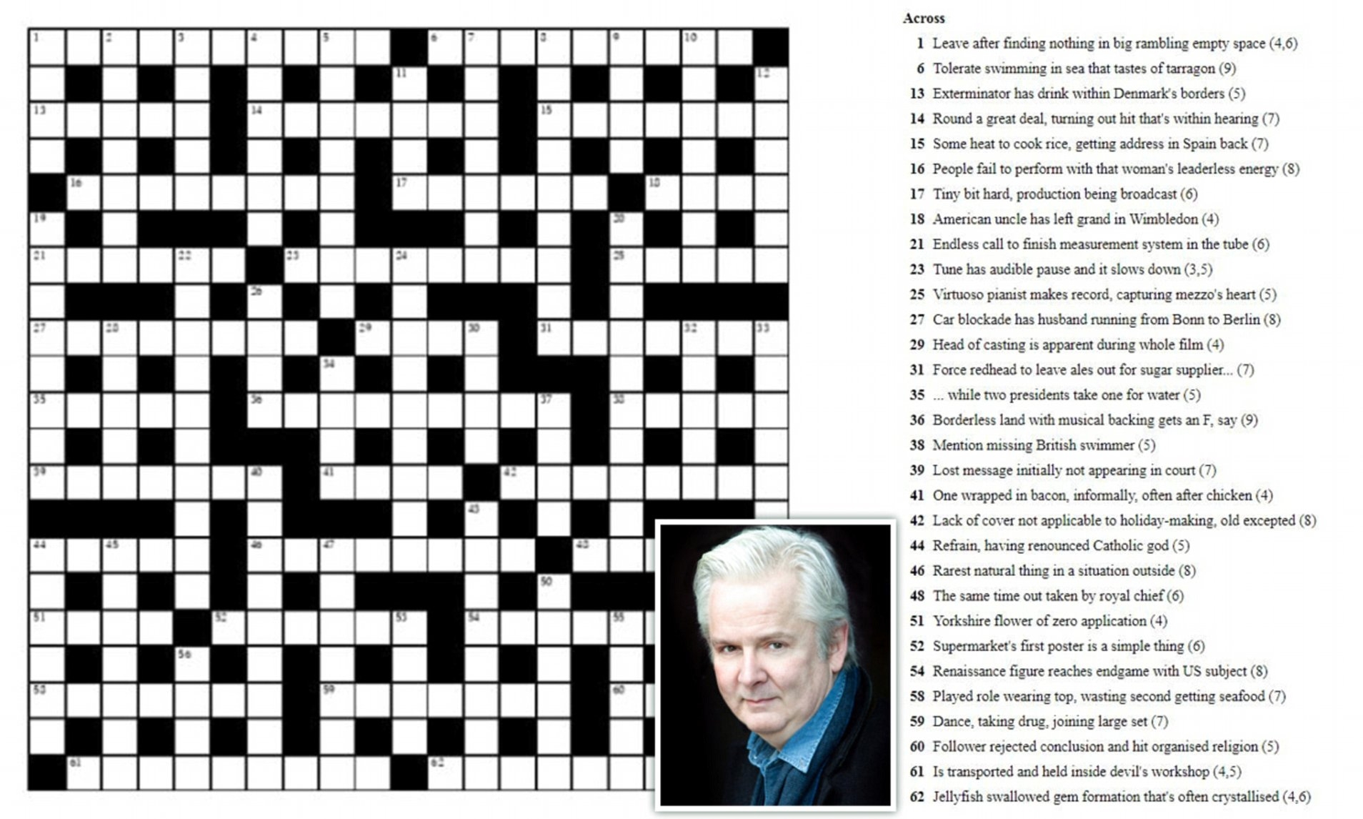 Cryptic Crossword May Be Hardest Ever And Take Fans Years To Crack Daily Mail Online