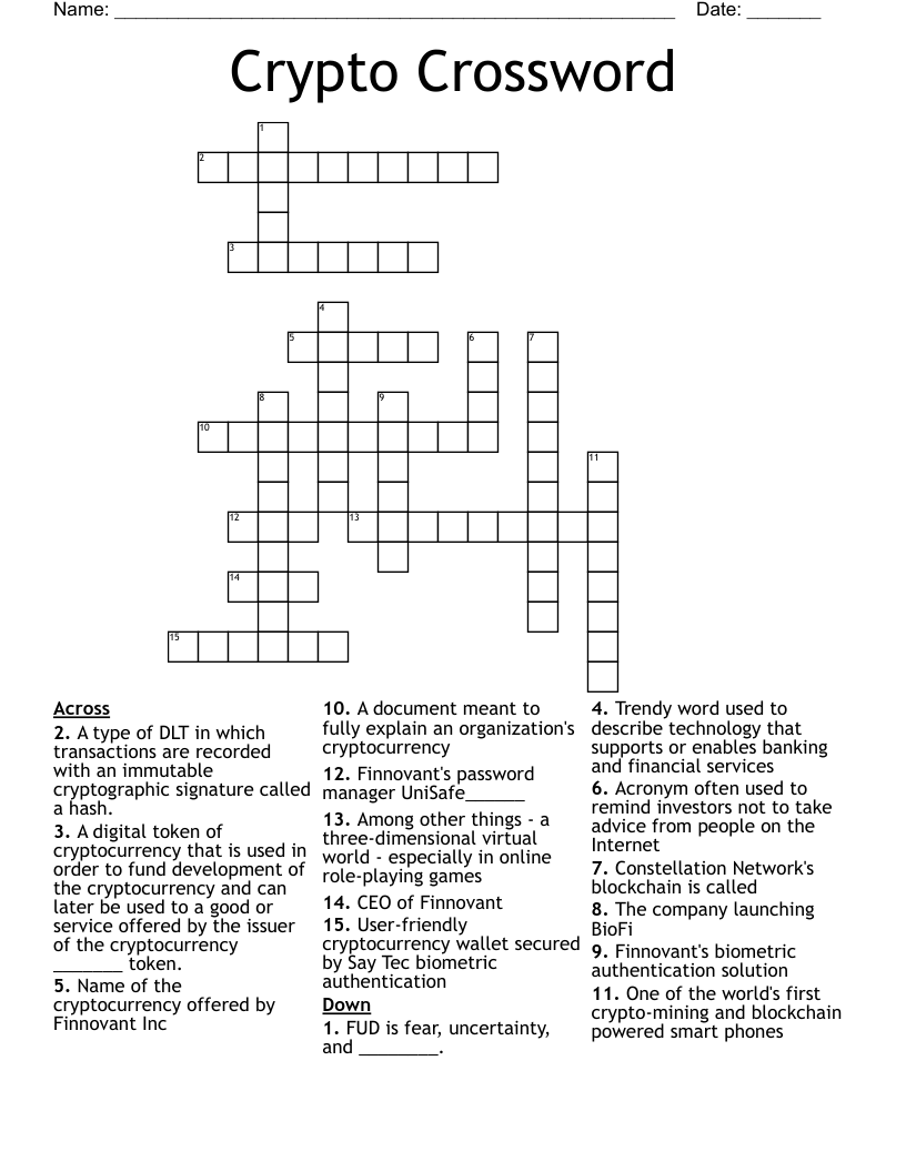 Crypto Crossword WordMint