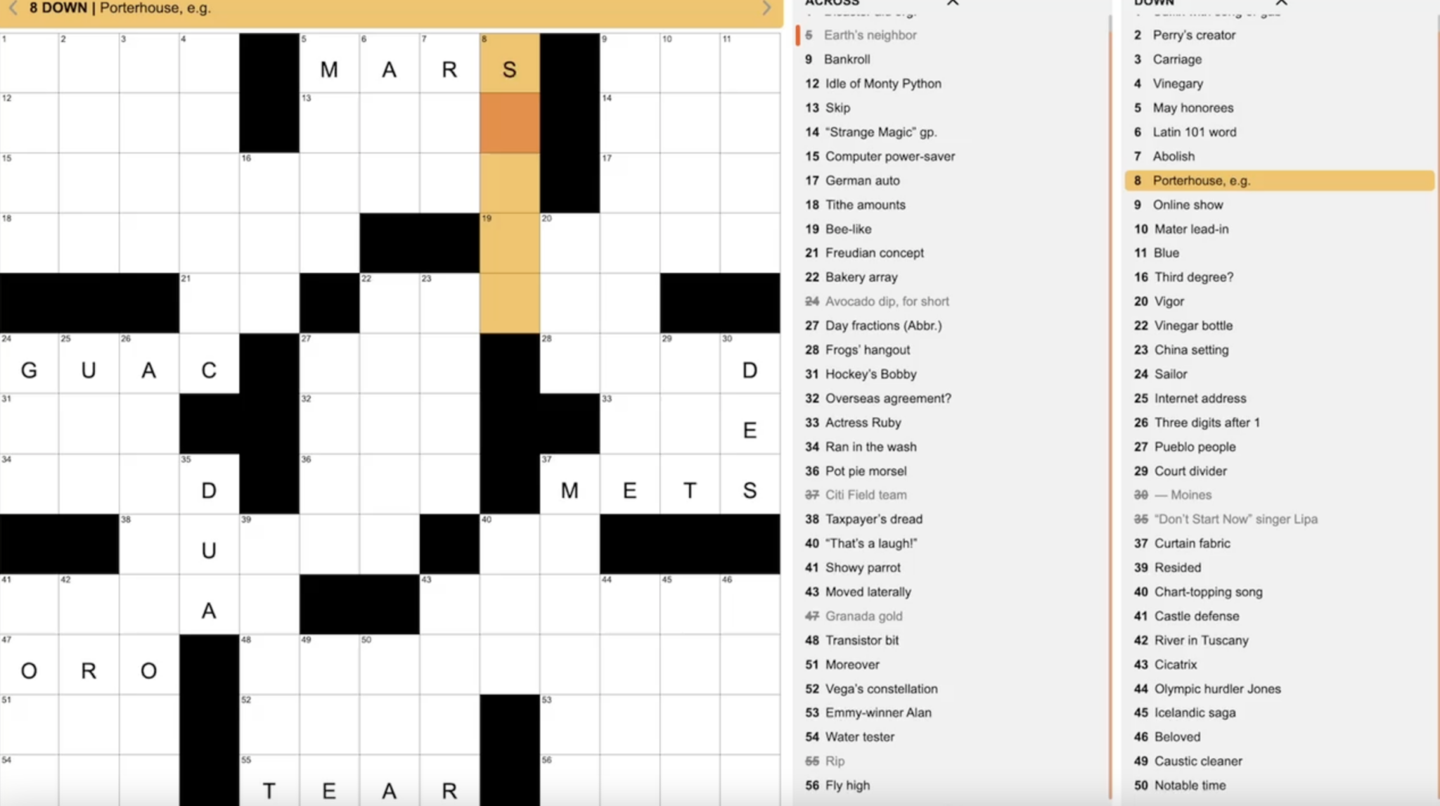 Daily Crosswords Online Free Printable For Adults - Free Printable