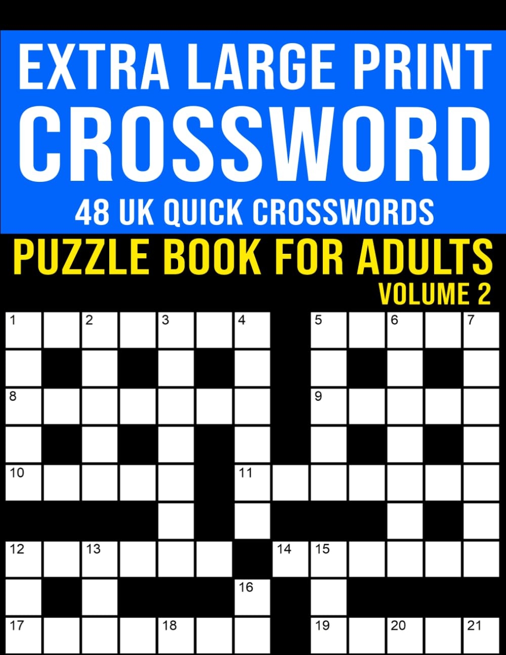 Extra Large Print Crossword Puzzle Book For Adults Zambia Ubuy