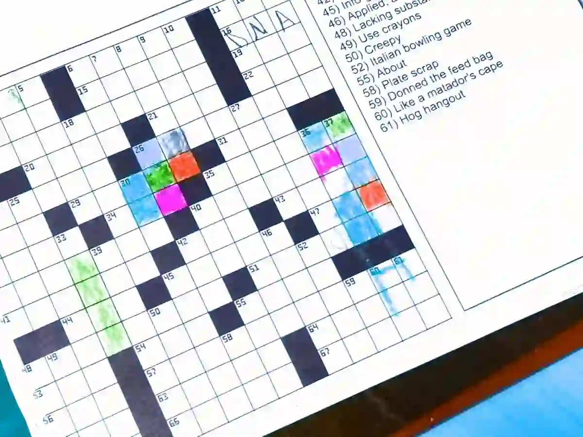Free Boatload Online Crossword Puzzles