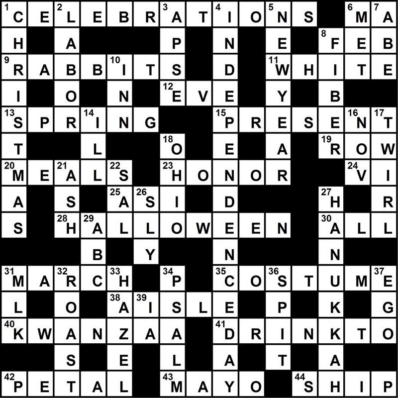Free Usa Today Printable Crossword Puzzles 2015 Download Free Usa 