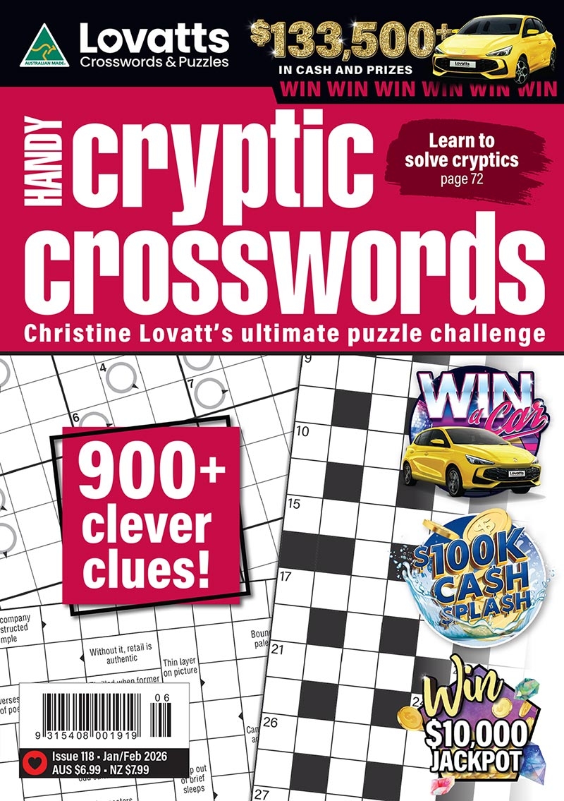 Handy Cryptic Crosswords Magazine Lovatts Crosswords U0026 Puzzles