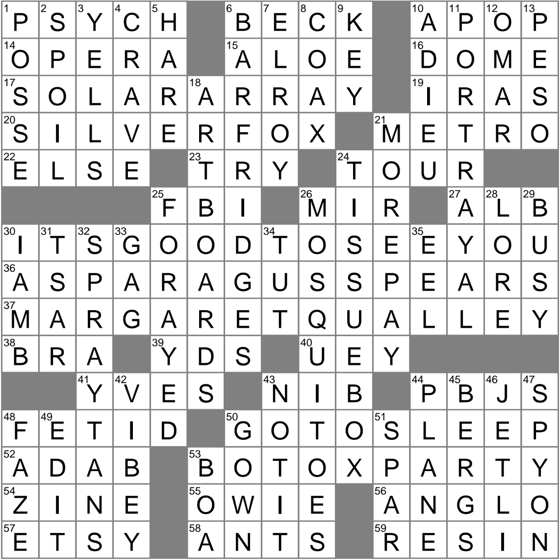 LA Times Crossword 16 Aug 25 Saturday LAXCrossword