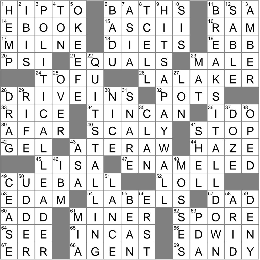 LA Times Crossword 17 Oct 24 Thursday LAXCrossword