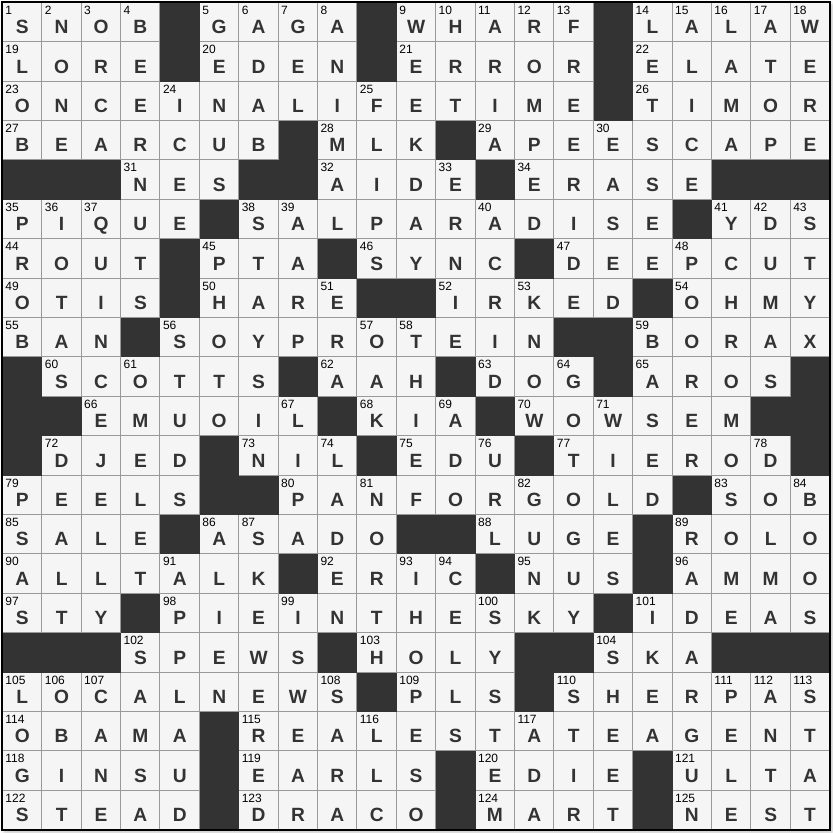 LA Times Crossword 22 Sep 24 Sunday LAXCrossword