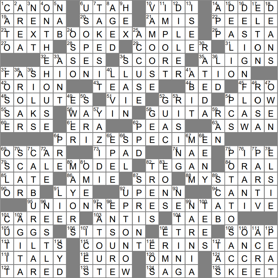 LA Times Crossword 30 Oct 22 Sunday LAXCrossword
