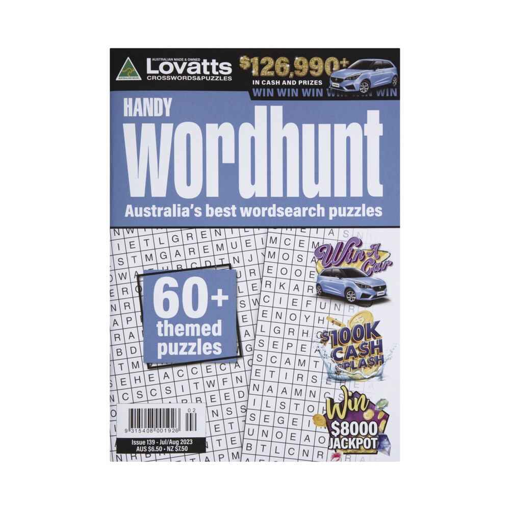 Magazine Lovatts A5 Puzzle Puzzle Pocket And Fill In 1 Each
