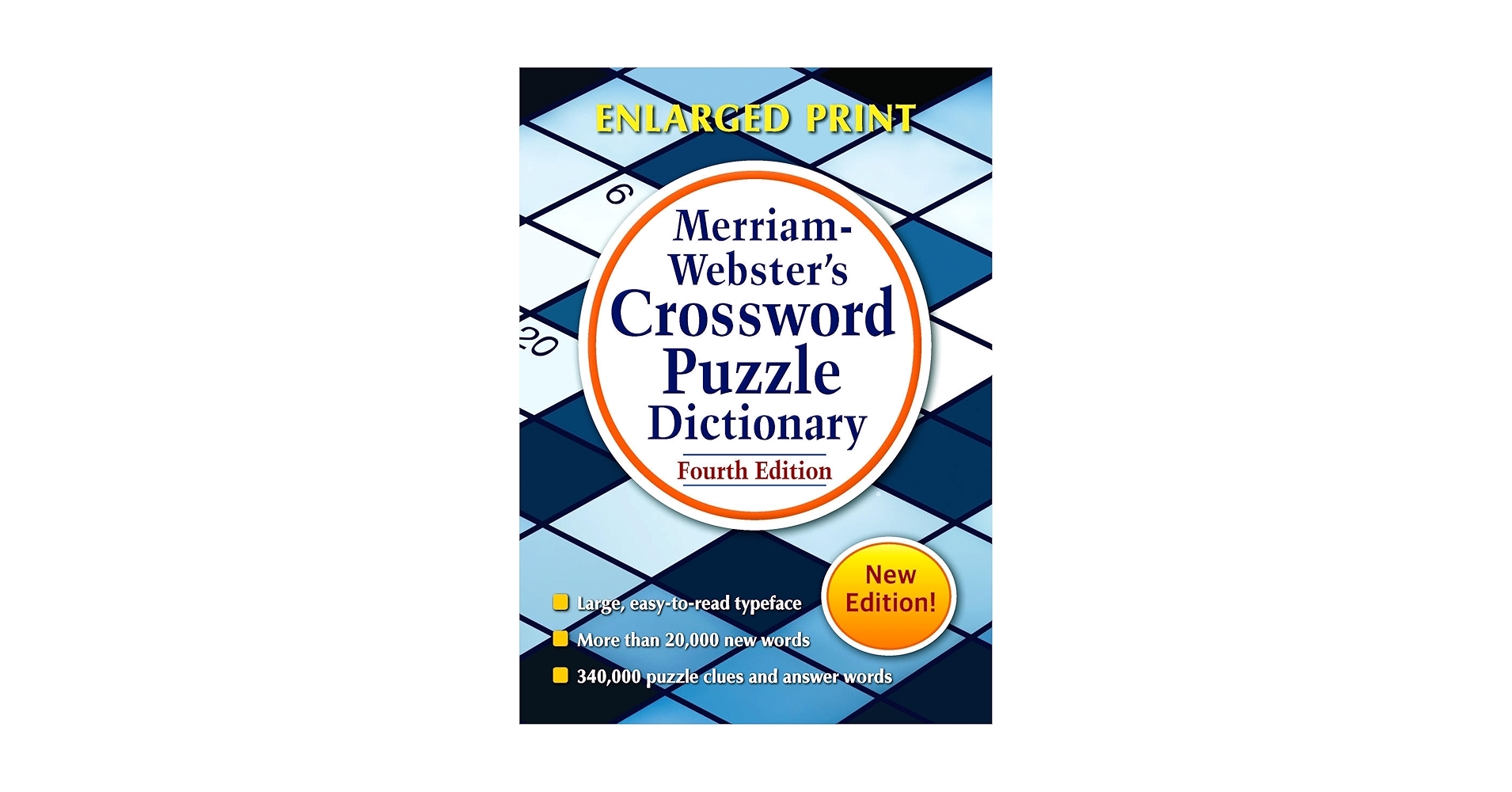 Merriam Webster s Crossword Puzzle Dictionary 4th Ed Enlarged Print Edition Newest Edition Trade Paperback Merriam Webster 9780877797340 Amazon Books