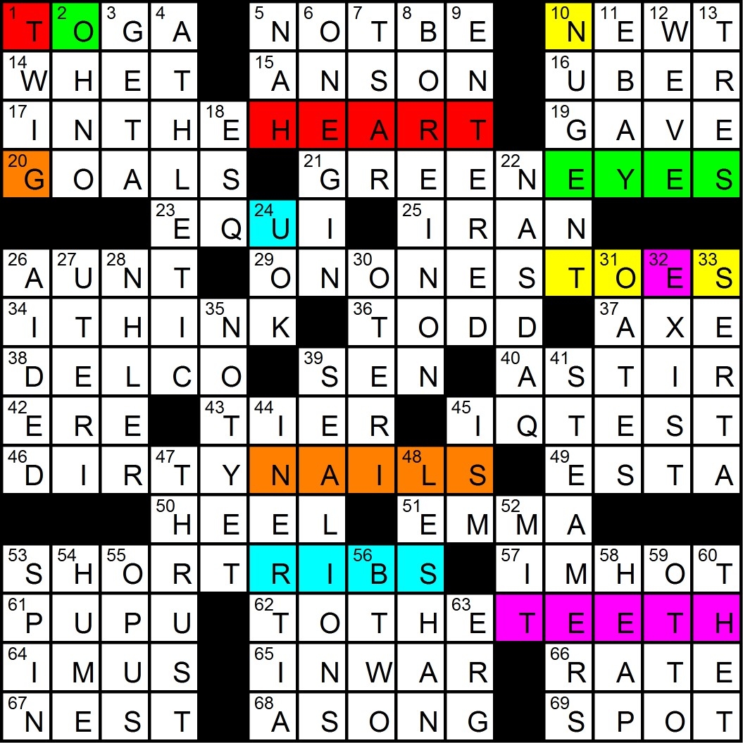 November 2014 Matt Gaffney s Weekly Crossword Contest