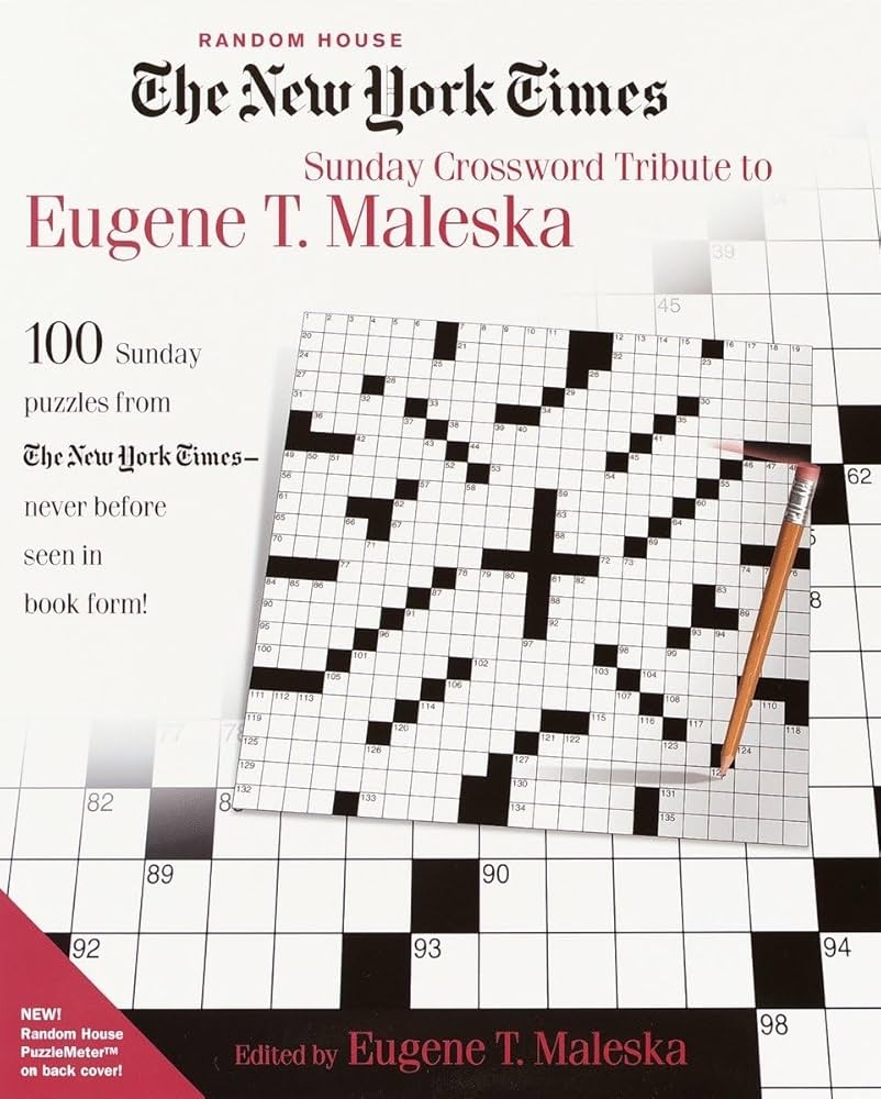 Nyt Sunday Crossword Tribute To Males Maleska Eugene Amazon au Books
