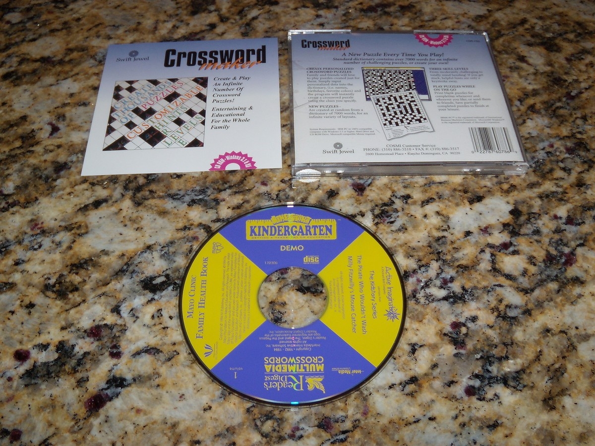 Reader s Digest Multimedia Crosswords Mayo Clinic Other PC Game
