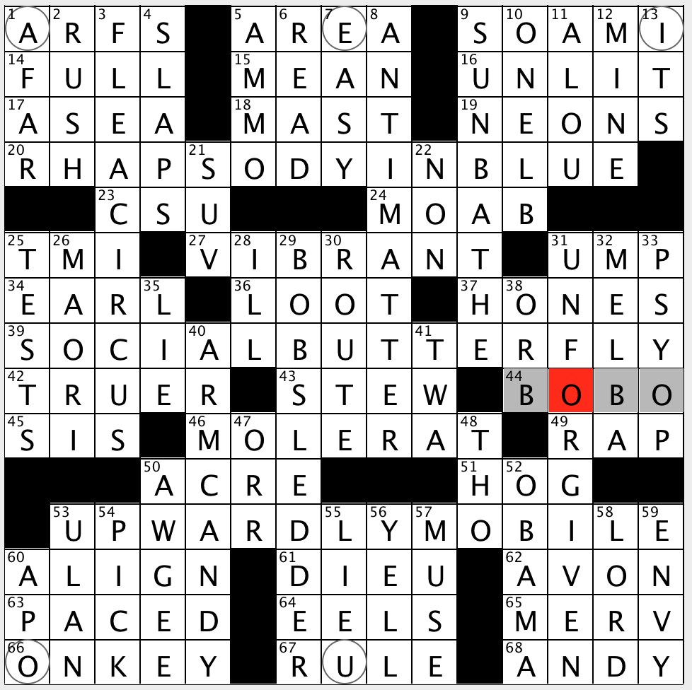 Rex Parker Does The NYT Crossword Puzzle 