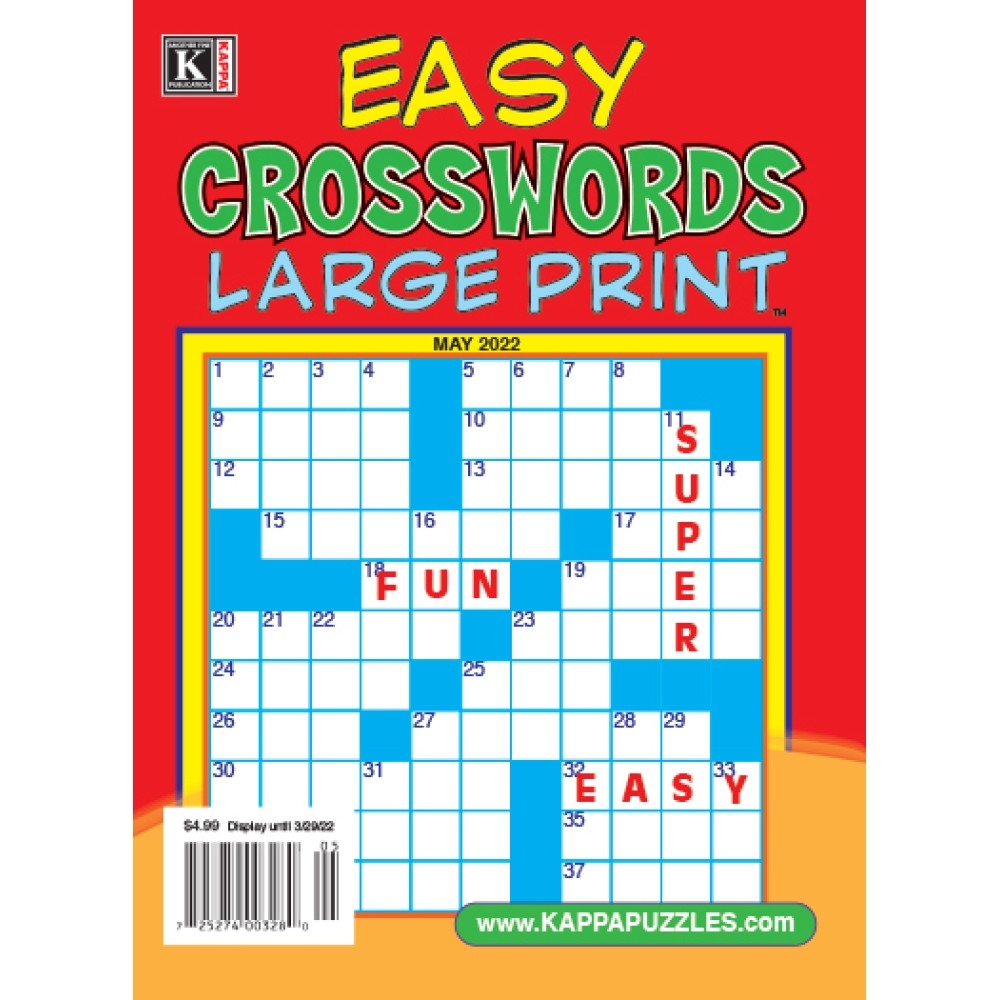 Subscribe Or Renew Easy Crosswords Large Print Magazine Subscription 