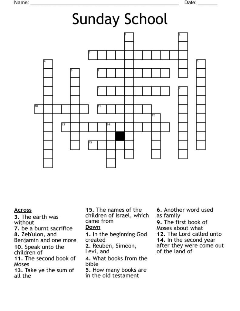 Sunday Crosswords Print - Free Printable Crosswords