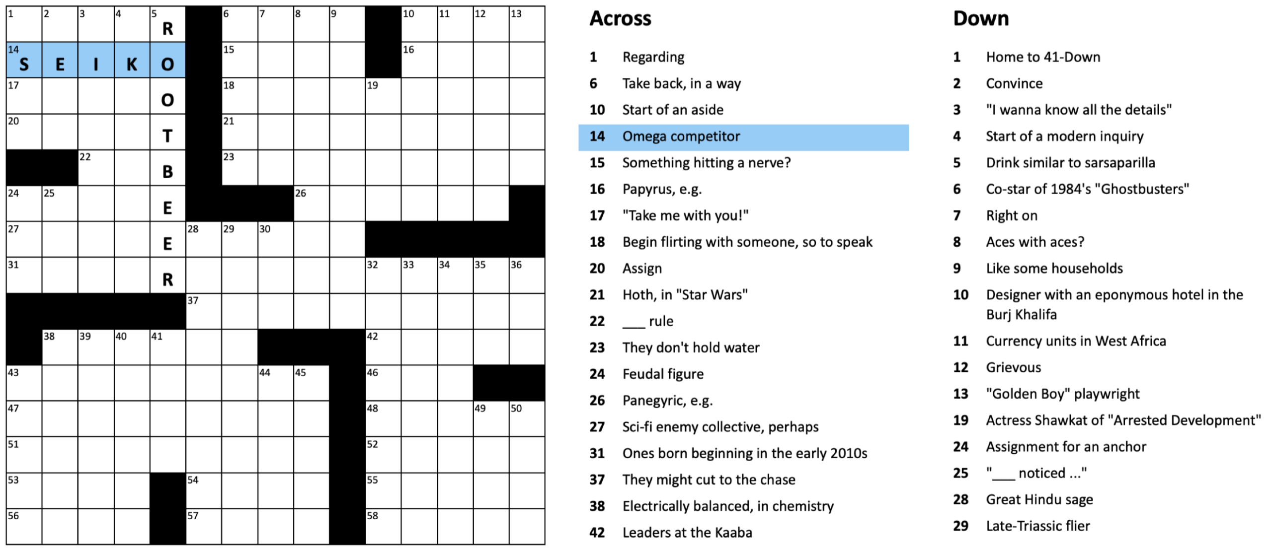 The Berkeley Crossword Solver The Berkeley Artificial