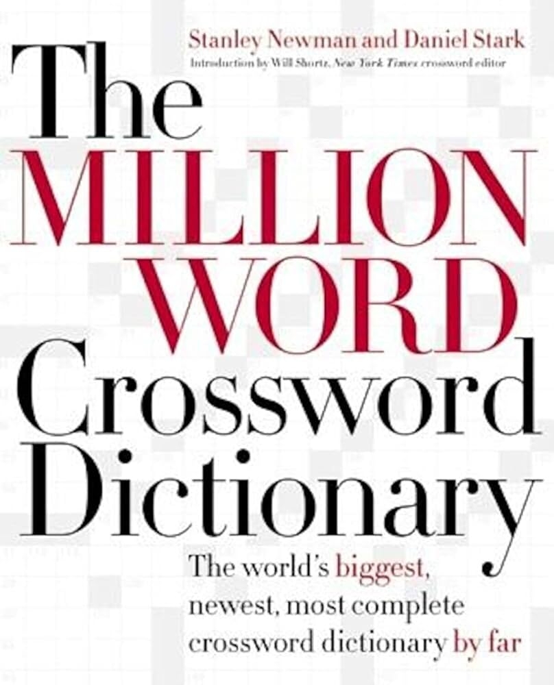 The Million Word Crossword Dictionary Newman Stanley Stark 