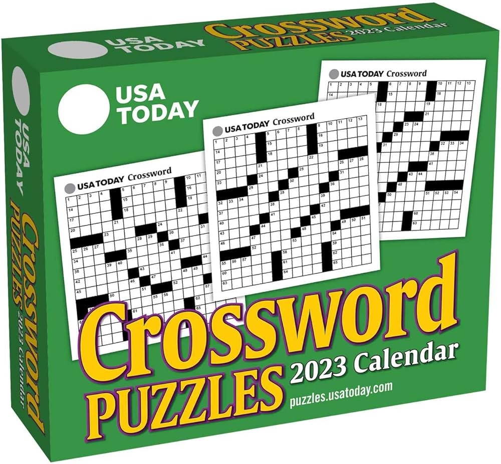 USA Today Crossword Puzzles 2023 Day to Day Calendar TODAY USA Amazon sg Books