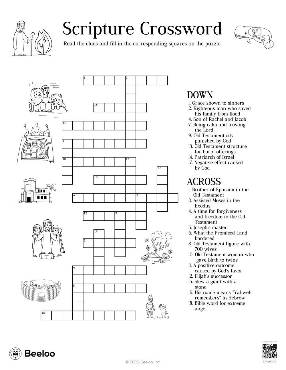 Bible Crosswords Printable FREE Printable HQ