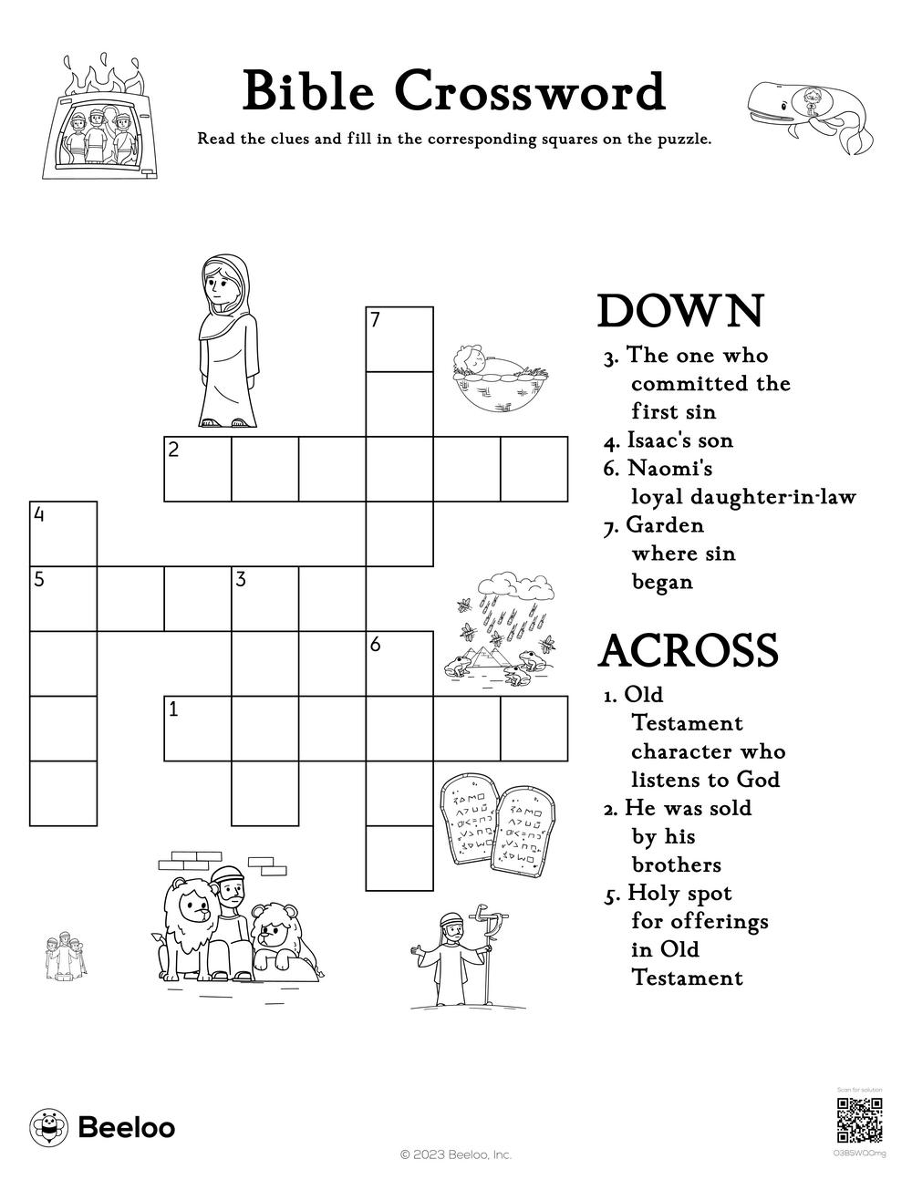 Childrens Crossword Printable Mom Printable