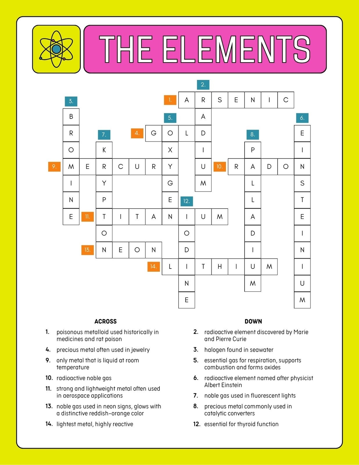 Create Your Own Crossword Puzzle Printable Printable Crossword Puzzles