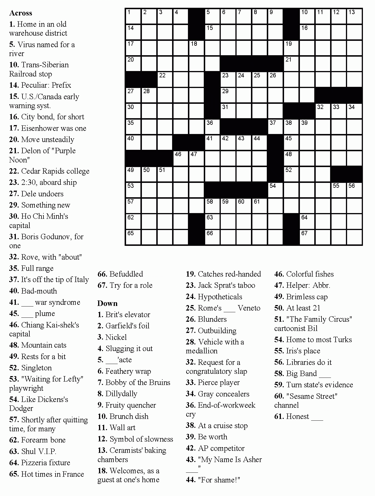 Crossword Puzzle Creator Free Printable Unleash Your Creativity Free 