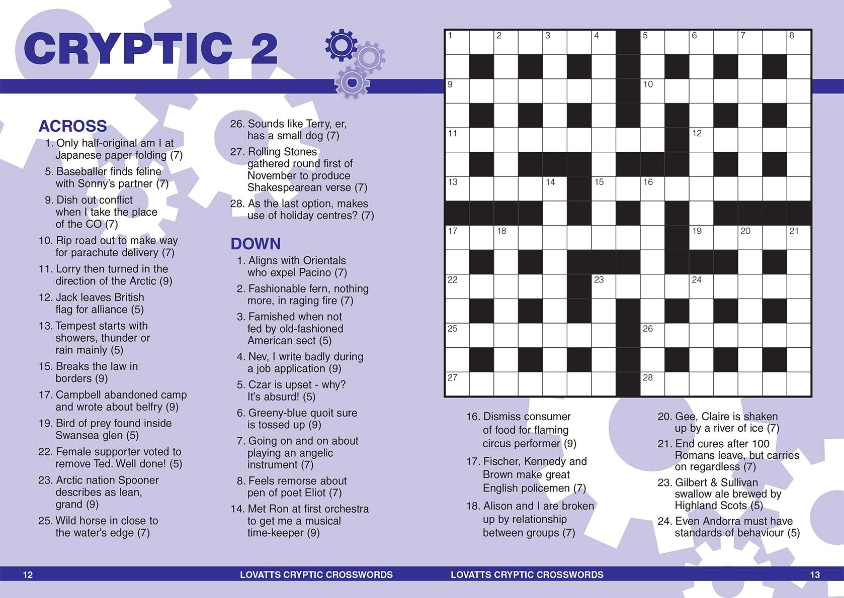 Cryptic Crosswords Printable