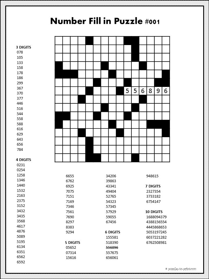 Fill In Crosswords Printable Free Daily Crossword Printable