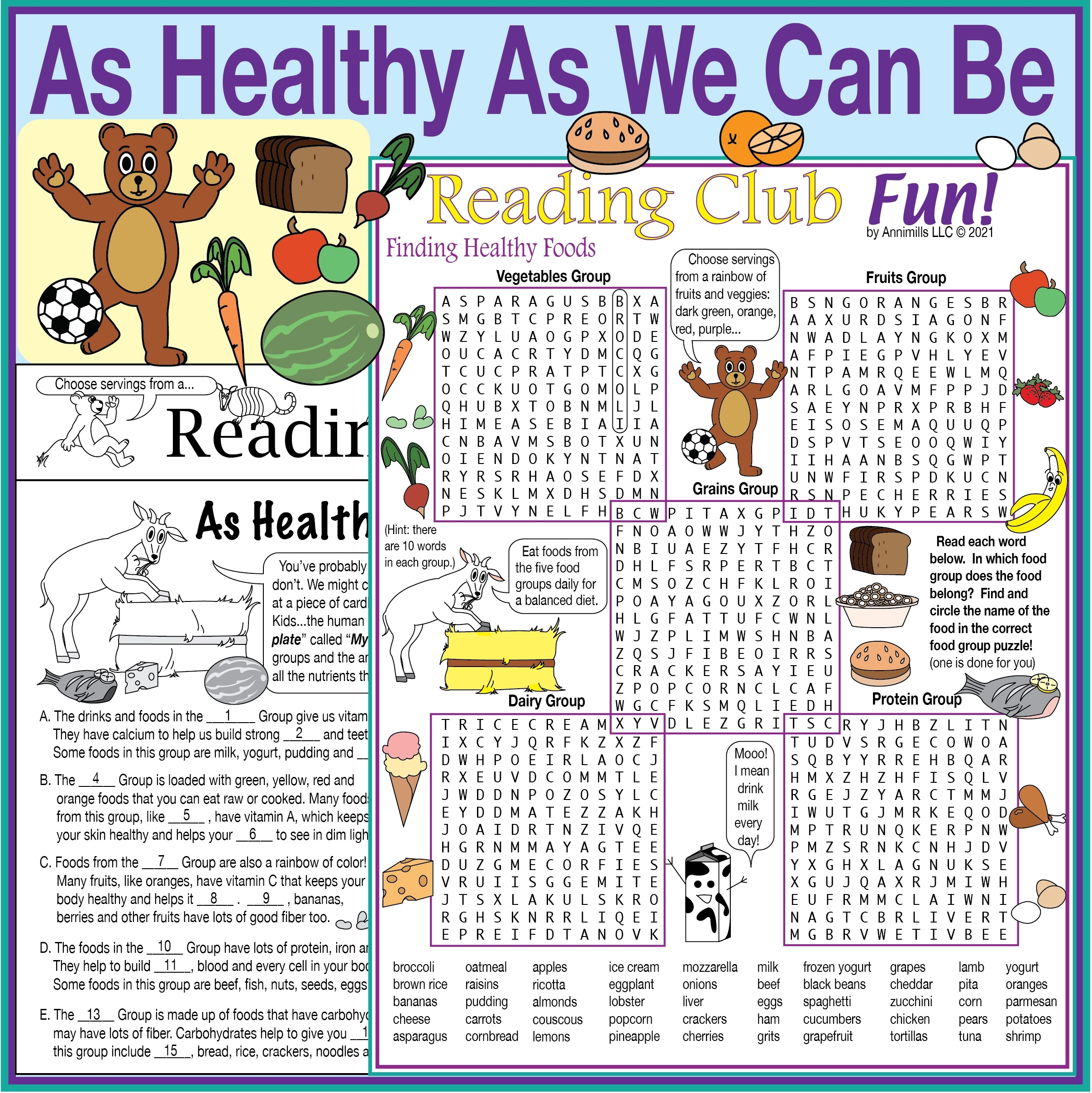 Food And Nutrition Crosswords Printable Free Daily Crossword Printable