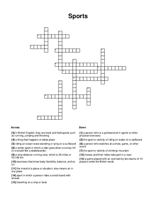 Free Crossword Printable PDF Fun Easy Printables For Everyone