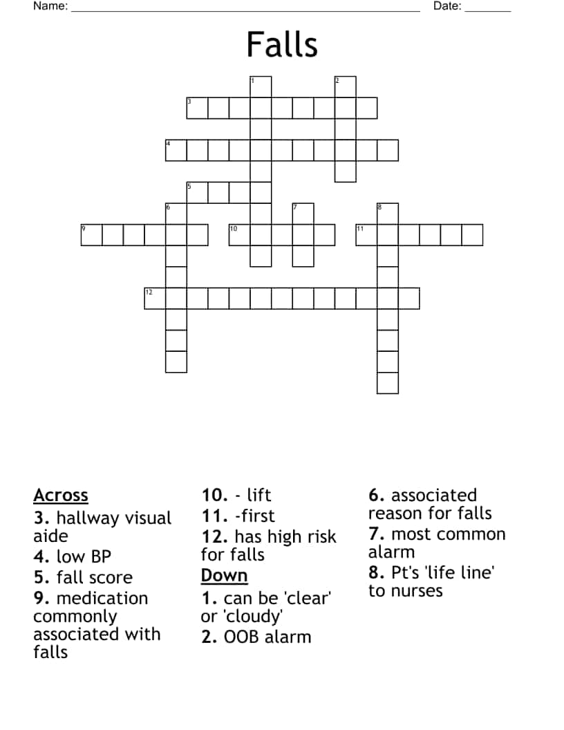 Free Easy Autumn Crossword Puzzles Free Download And Print For You 